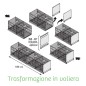 Gabbia cova 90 Portofino Gabbia cova 90 Portofino