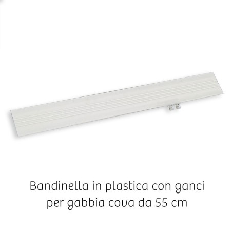 Bandinella in plastica per gabbia da 55 cm