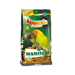 Miscela semi per pappagalli inseparabili Agapornis Parakeets Manitoba - confezione da 1kg e 3 kg