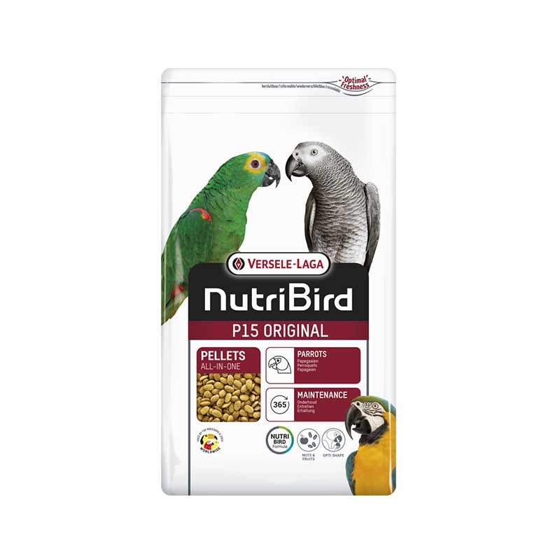 Nutribird P15 Original - Mangime Estruso per grandi pappagalli