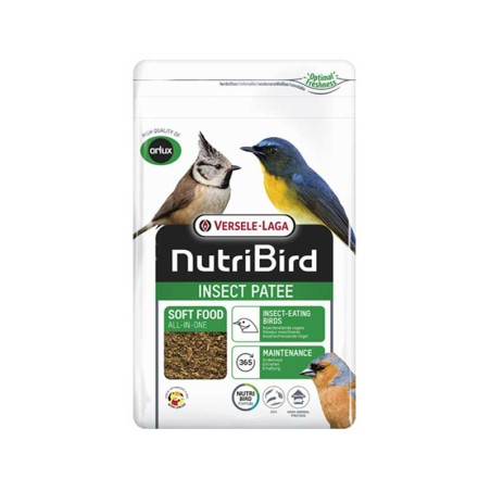 Nutribird Orlux Insect Patè - Mangime con insetti essiccati per fringillidi e uccelli insettivori