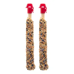 Sticks Pappagallini con Frutta mista e Fiori